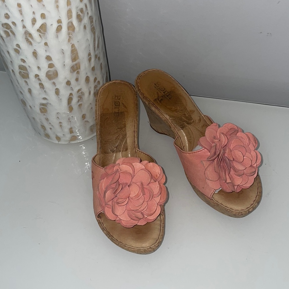 New Leather wedges